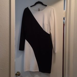 Black and white dress